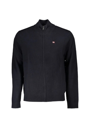 Napapijri zip-up high-neck cardigan - Blue