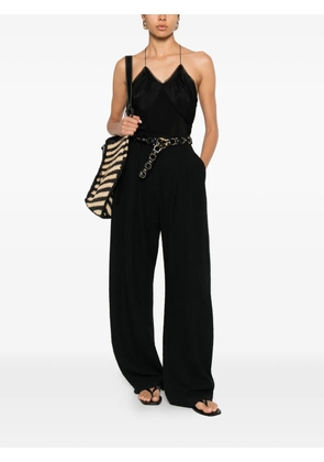 Nanushka Seka tapered-leg tailored trousers - Black