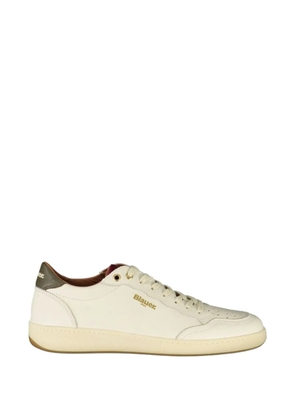 Blauer Murray01-Les perforated leather sneakers - Neutrals