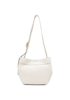 GIANNI CHIARINI Selena grained-leather shoulder bag - Neutrals