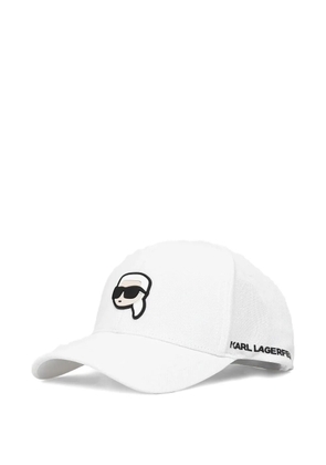 Karl Lagerfeld Karl motif baseball hat - White