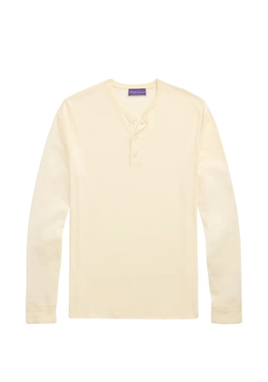 Polo Ralph Lauren buttoned henley top - Neutrals
