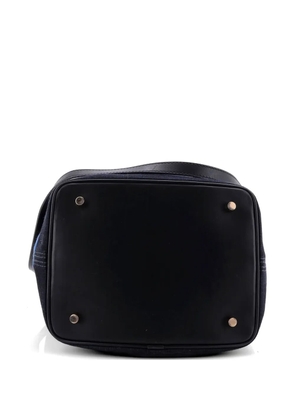 Burberry Pre-Owned Ashby Bag House Check Canvas Medium bucket bag - Black