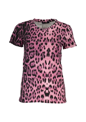 Cavalli Class leopard-print t-shirt - Pink