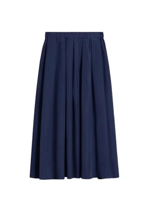 Weekend Max Mara pleated flared midi skirt - Blue