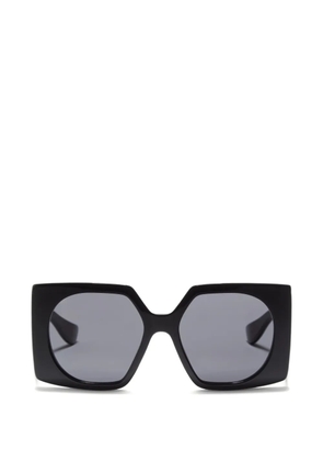 VALENTINO GARAVANI EYEWEAR rectangular acetate sunglasses - Black