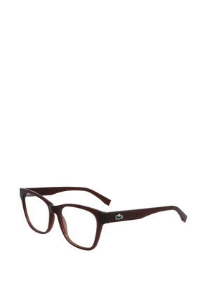 Lacoste square-frame glasses - Brown