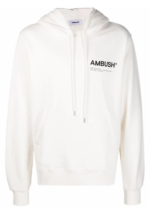 AMBUSH Workshop logo-print hoodie - White