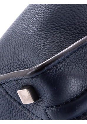 Celine Pre-Owned Luggage Bag Grainy Leather Micro tote bag - Blue