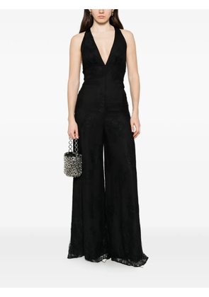 Aniye By Silva lace-embroidered halterneck jumpsuit - Black