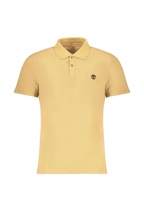 Timberland logo-embroidered cotton polo shirt - Neutrals
