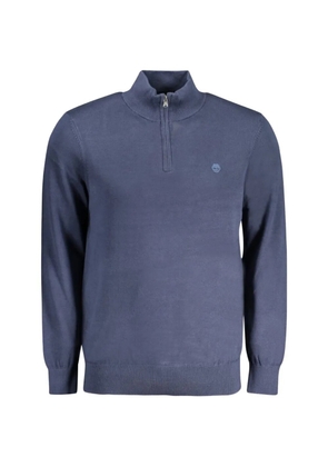 Timberland quarter-zip cotton sweater - Blue