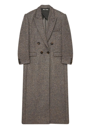 Stella McCartney double-breasted long coat - Neutrals