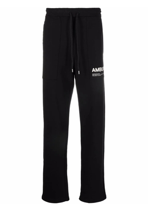 AMBUSH logo-print track pants - Black