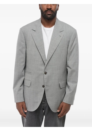 Brunello Cucinelli button-fastening single-breasted blazer - Grey