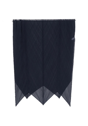 Issey Miyake pleated scarf - Blue