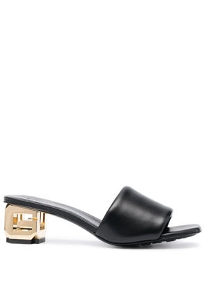Givenchy 50mm G Cube leather mules - Black