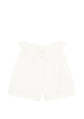 Jil Sander paperbag-waist drawstring shorts - White