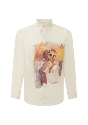 KidSuper portrait shirt - Neutrals
