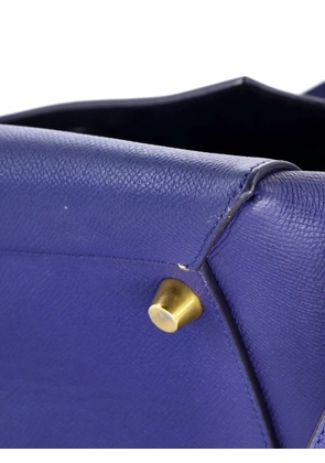 Celine Pre-Owned Belt Bag Textured Leather Mini shoulder bag - Blue