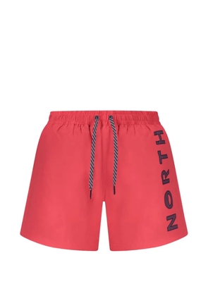 North Sails logo-print drawstring swim shorts - Red