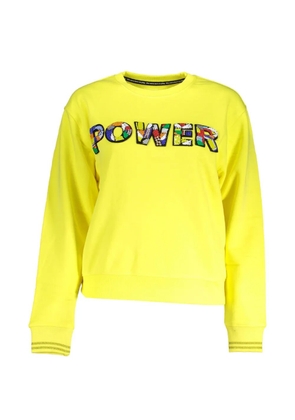 Desigual embroidered detail sweater - Yellow