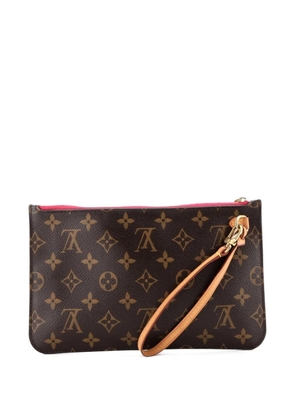 Louis Vuitton Pre-Owned Neverfull Pochette Monogram Canvas Large pouch - Brown