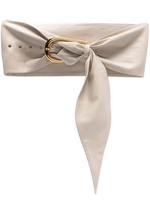 Nanushka Dae drape-detail belt - Neutrals