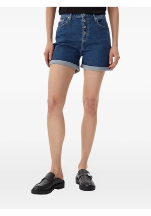 Calvin Klein Jeans cuffed-hem button-fly shorts - Blue