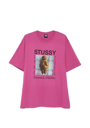 Stüssy graphic-print T-shirt - Pink