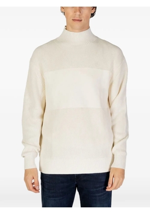 Calvin Klein Jeans ribbed colour-block sweater - Neutrals