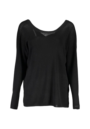 Gant boat-neck sweater - Black