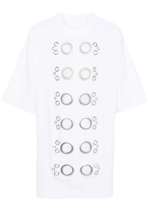 Givenchy eyelet-embellished T-shirt - White