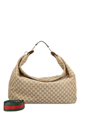 Gucci large Brera monogram messenger bag - Neutrals