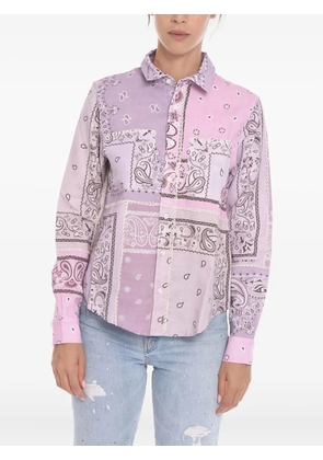 AMIRI paisley-print cotton shirt - Pink