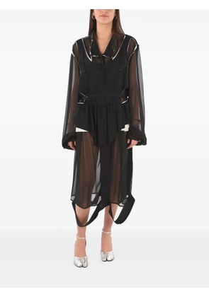 Maison Margiela cut-out midi dress - Black