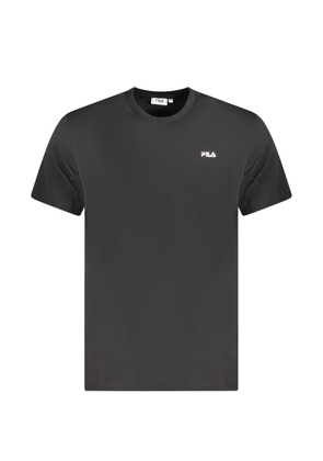 Fila logo-patch T-shirt - Black