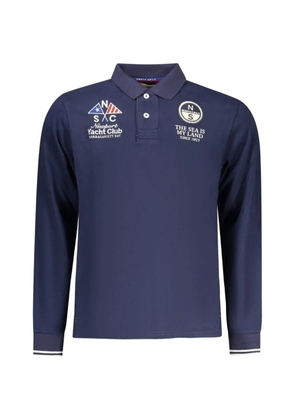 North Sails long-sleevde polo shirt - Blue