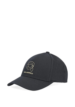 Karl Lagerfeld Ikonik Karl baseball cap - Black