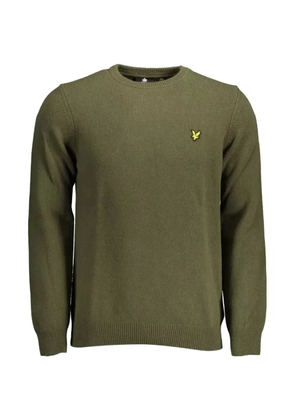Lyle & Scott logo-patch sweater - Green
