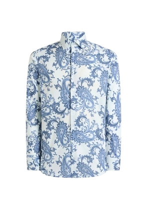 ETRO motif cotton shirt - White