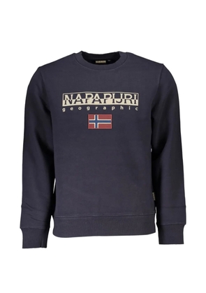 Napapijri logo-print sweatshirt - Blue