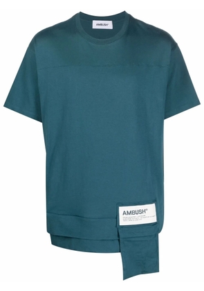 AMBUSH waist pocket logo-print T-shirt - Blue