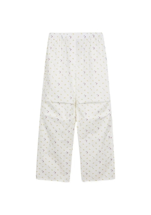 Marge Sherwood Peanuts Woodstock straight-leg trousers - White