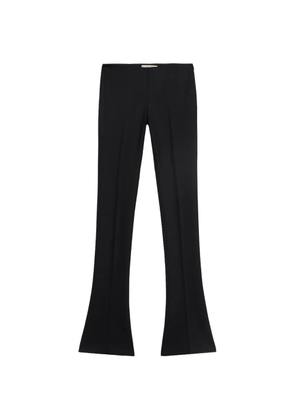 Blumarine flared-hem trousers - Black