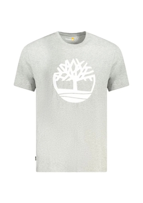Timberland logo-print crew-neck T-shirt - Grey