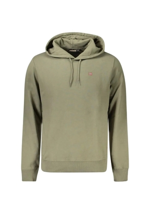 Napapijri logo-patch hoodie - Green