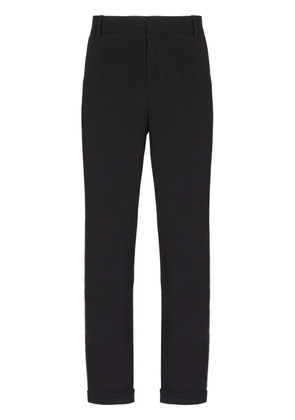 Balmain crystal-embellished tailored trousers - Black