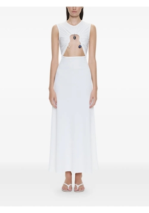 Christopher Esber Hiero crystal dress - White