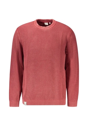 Pepe Jeans ribbed-knit cotton sweater - Red